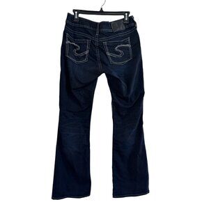 Silver Jeans Co. Womens Suki Bootcut Denim Jeans Size 29x32 Dark Wash Stretch